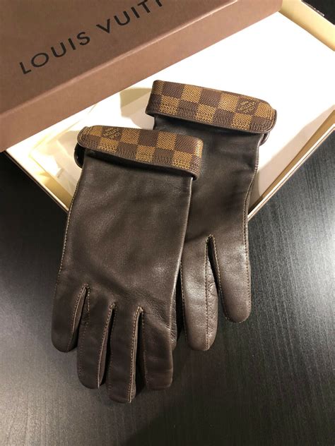 mens lv gloves